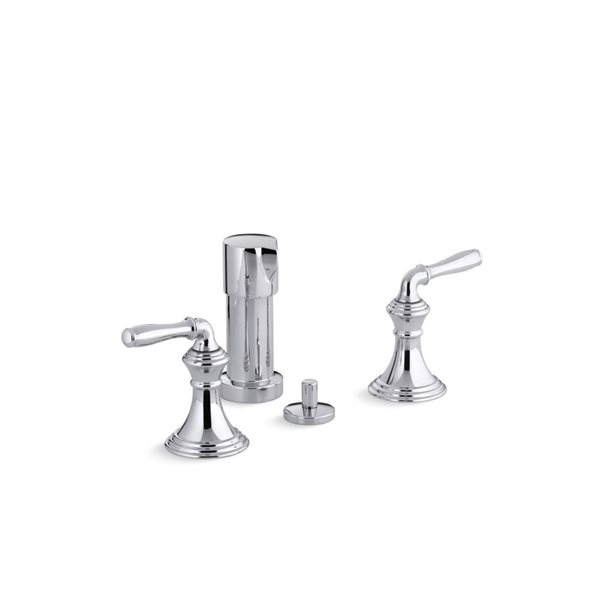 KOHLER Devonshire Polished Chrome Vertical Spray Bidet Faucet 4124CP RONA