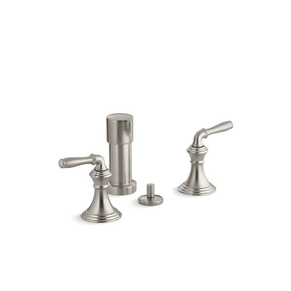 KOHLER Devonshire Vibrant Brushed Nickel Vertical Spray Bidet Faucet   332013770 MainImage 001 L 