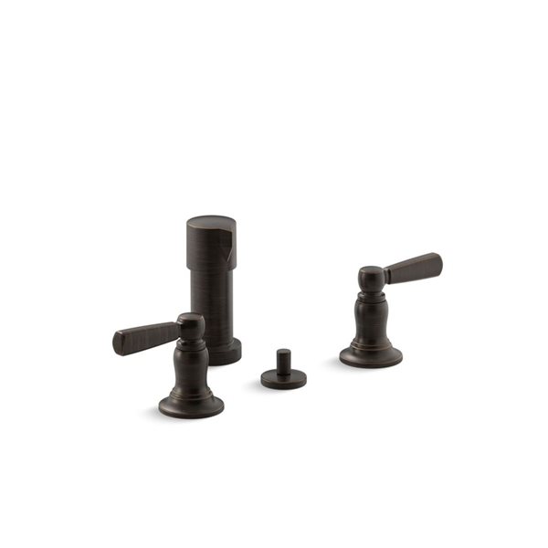 KOHLER Bancroft Oil Rubbed Bronze Vertical Spray Bidet Faucet 105864