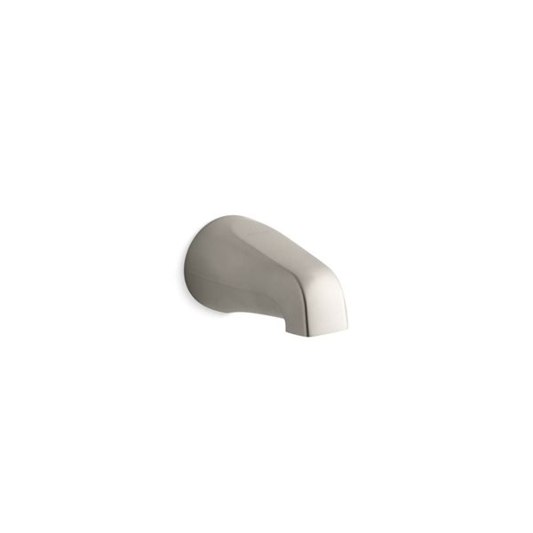 KOHLER Coralais 4-7/8-in Brushed Nickel Bathtub Spout