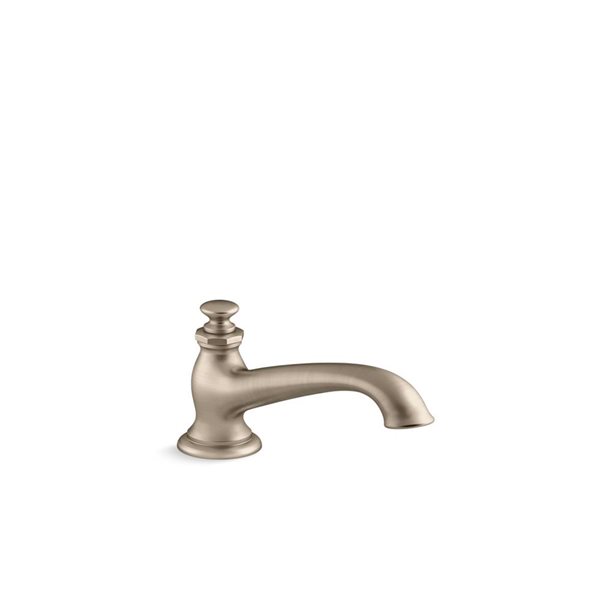 Kohler Artifacts Deck Mount Brushed Bronze Bathtub Flare Spout 72777 Bv Rona 6549