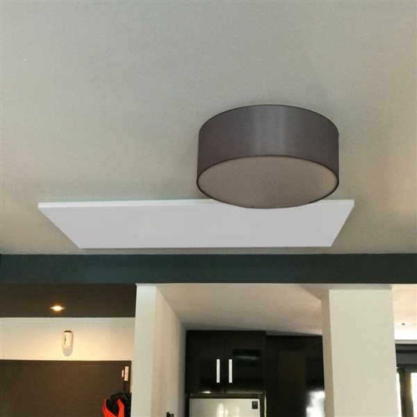 Panneau chauffant infrarouge de plafond Wexstar 550W sans cadre certifié UL/CSA