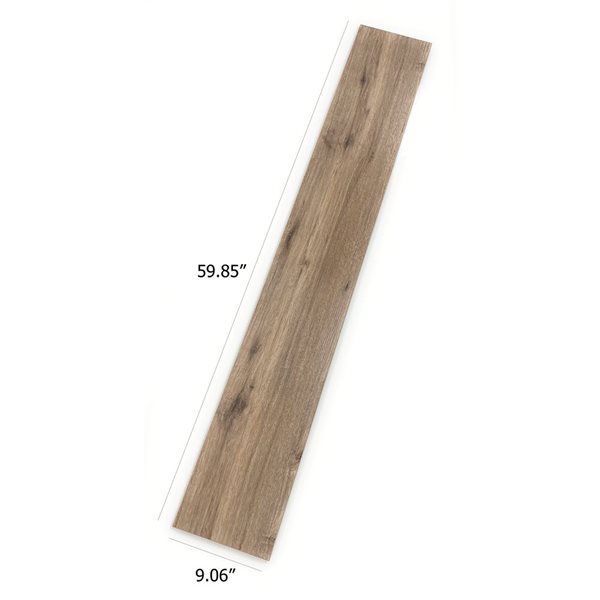 Toucan Vinyl Planks Click Lock System SPC Series 5 Walnut 9.06-in x 59.85-in 8/pk