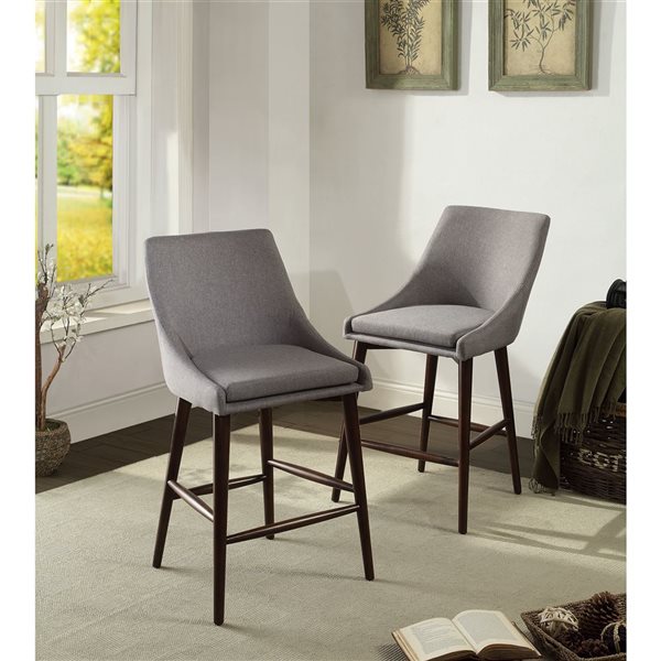 Grey counter height stools discount