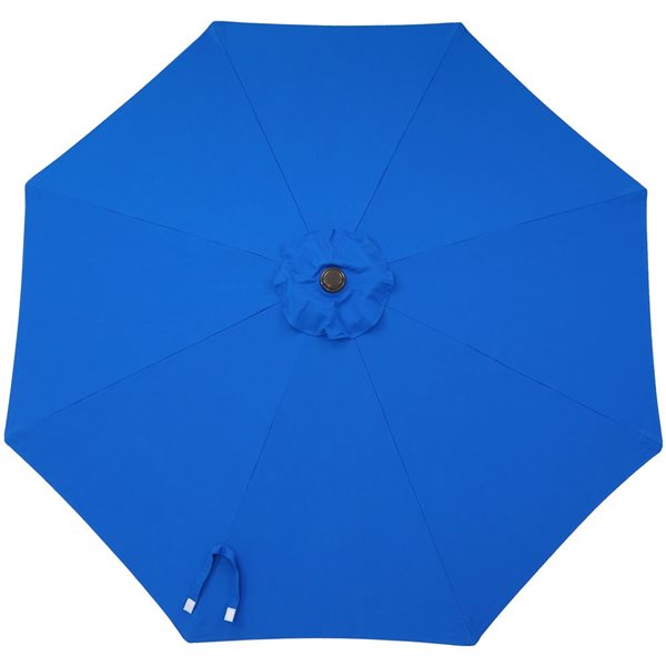 Sunnydaze Aluminum Sunbrella Patio Umbrella Pacific Blue 9-ft