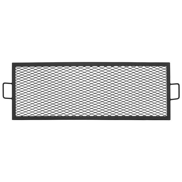 SUNNYDAZE DECOR Sunnydaze XMarks Rectangle Fire Pit Cooking Grill 36 Inch KFRFCG36 RONA
