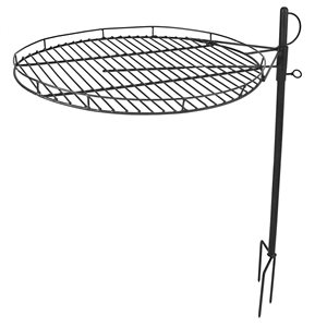 Sunnydaze Height Adjustable Fire Pit Cooking Grate - 24-In