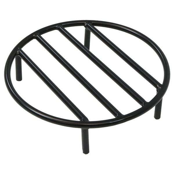 Sunnydaze Round Steel Outdoor Fire Pit Grate - 12-in