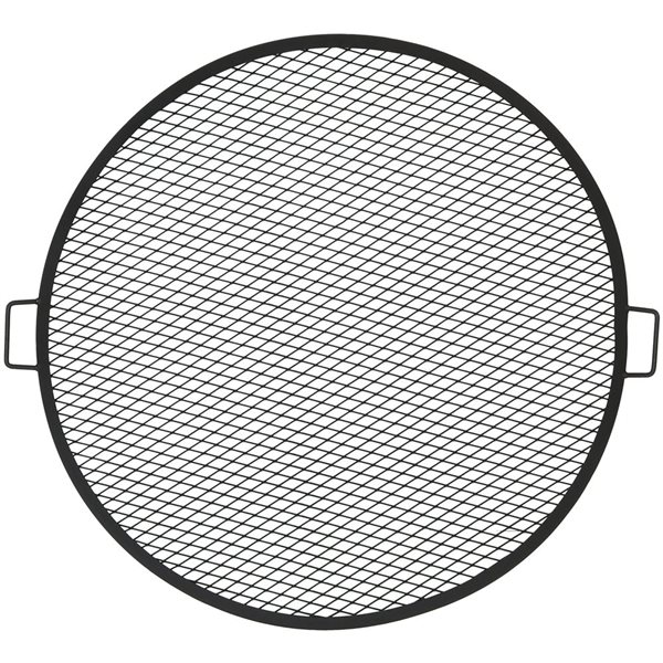 SUNNYDAZE DECOR Sunnydaze XMarks Fire Pit Cooking Grill Durable Steel 37in SMM375INV RONA