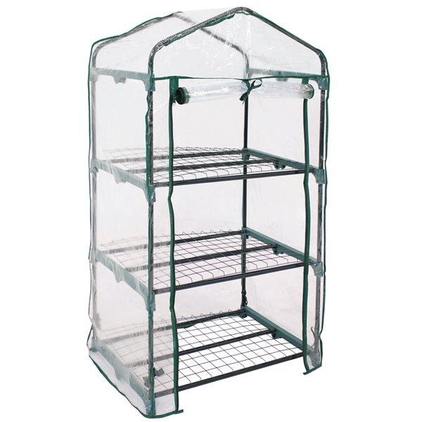 Sunnydaze Decor 19-ft L x 27-ft W x 50-ft H Clear Greenhouse Kit