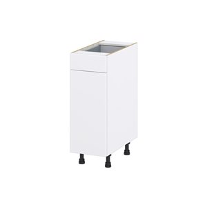 Hugo&Borg Lasalle 12 x 34.5 x 24.88-in Glacier White Door and Drawer Base Semi-Custom Cabinet