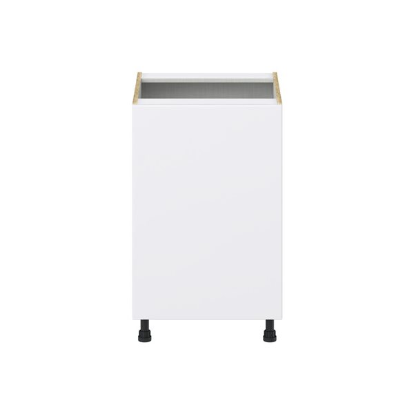 Hugo&Borg Lasalle 21 x 34.5 x 24.88-in Glacier White Door and Drawer Base Semi-Custom Cabinet