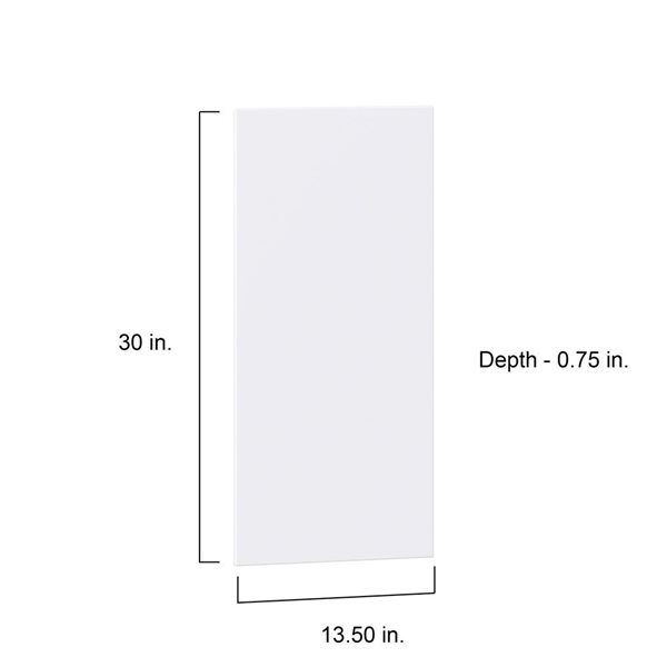 Hugo&Borg Lasalle 13.5 x 30 x 0.75-in Cabinet Door Front - White