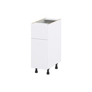 Hugo&Borg Lasalle 12 x 34.5 x 24.88-in Glacier White Door and Drawer Base Semi-Custom Cabinet