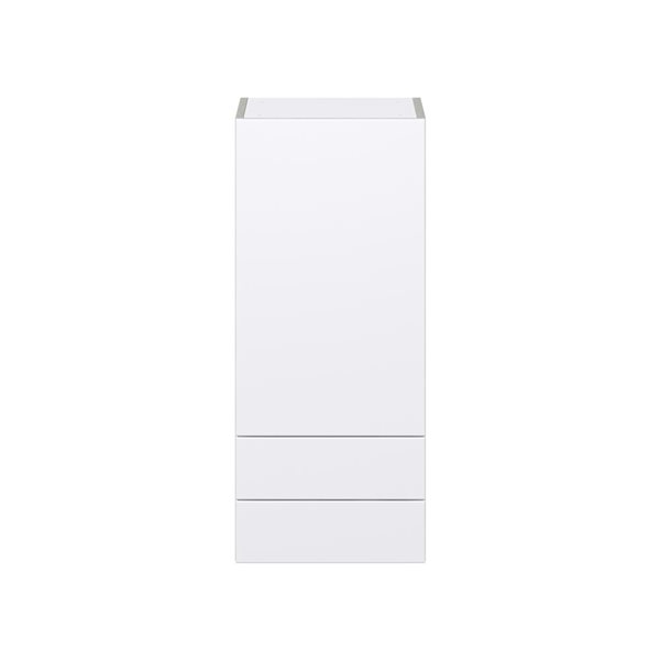 Hugo&Borg Lasalle 15 x 35 x 14.88-in Glacier White Door and Drawer Wall Semi-Custom Cabinet