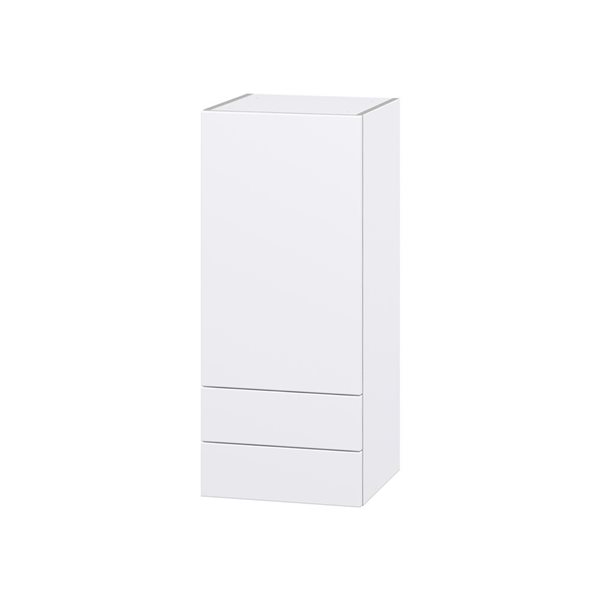 Hugo&Borg Lasalle 15 x 35 x 14.88-in Glacier White Door and Drawer Wall Semi-Custom Cabinet