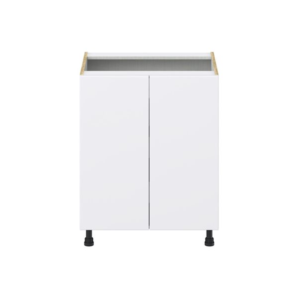 Hugo&Borg Lasalle 27 x 34.5 x 24.88-in Glacier White Door and Drawer Base Semi-Custom Cabinet