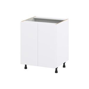 Hugo&Borg Lasalle 27 x 34.5 x 24.88-in Glacier White Door and Drawer Base Semi-Custom Cabinet