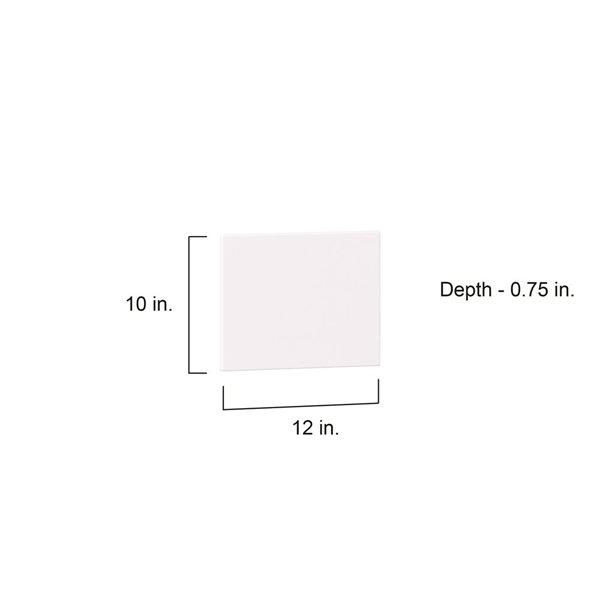 Hugo&Borg Lasalle 12 x 10 x 0.75-in Cabinet Drawer Front - White