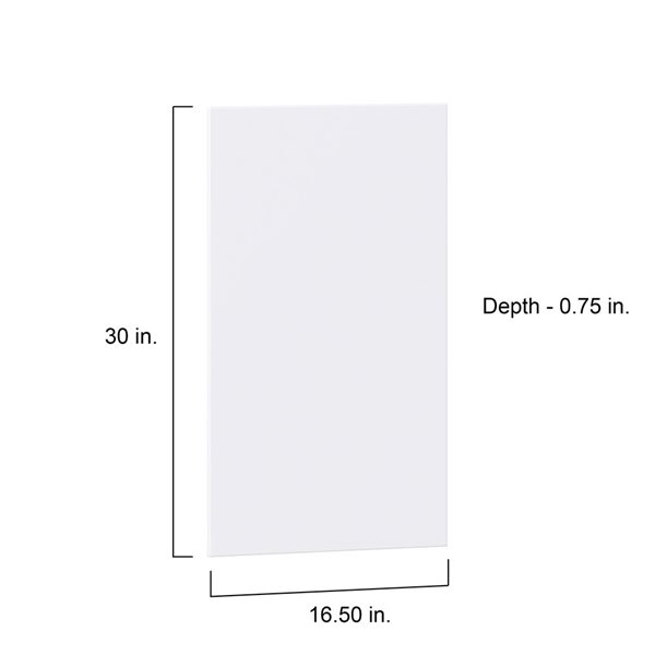 Hugo&Borg Lasalle 16.5 x 30 x 0.75-in Cabinet Door Front - White