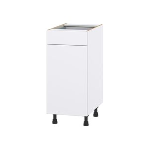 Hugo&Borg Lasalle 15 x 34.5 x 24.88-in Glacier White Door and Drawer Base Semi-Custom Cabinet