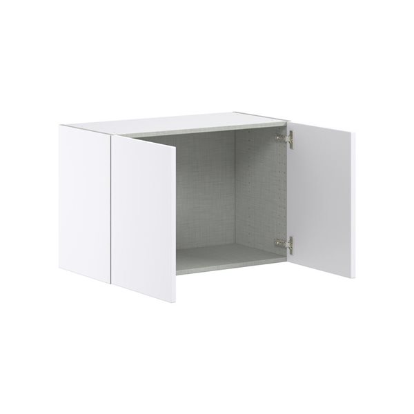 Hugo&Borg Lasalle 30 x 20 x 14.88-in Glacier White Door Wall Semi-Custom Cabinet