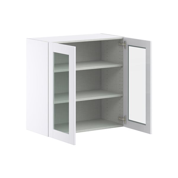 Hugo&Borg Lasalle 30 x 30 x 14.88-in Glacier White Door Wall Semi-Custom Cabinet