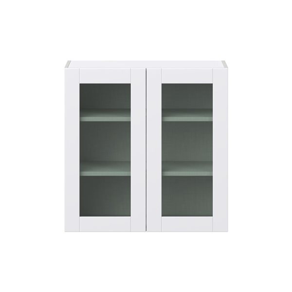 Hugo&Borg Lasalle 30 x 30 x 14.88-in Glacier White Door Wall Semi-Custom Cabinet