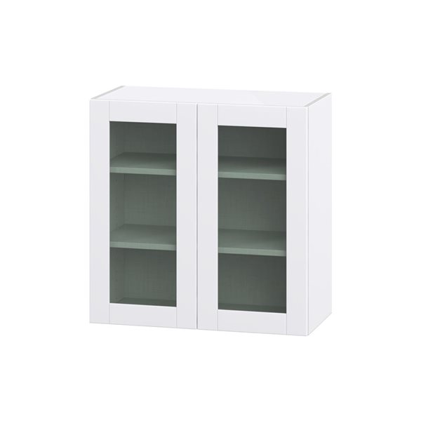 Hugo&Borg Lasalle 30 x 30 x 14.88-in Glacier White Door Wall Semi-Custom Cabinet