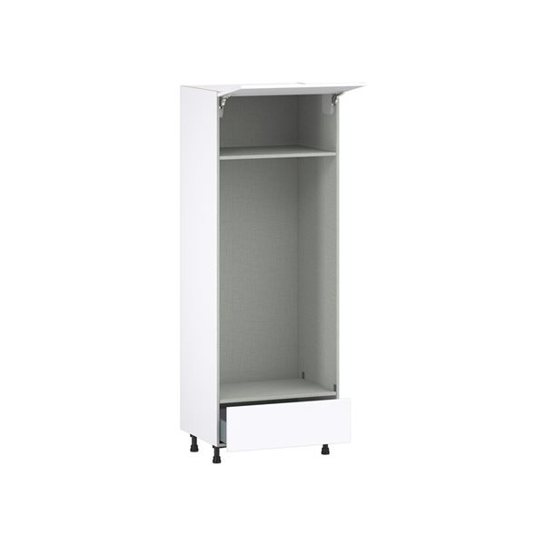 Hugo&Borg Lasalle 30 x 84.5 x 24.88-in Glacier White Door and Drawer Pantry Semi-Custom Cabinet