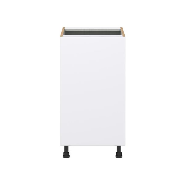 Hugo&Borg Lasalle 18 x 34.5 x 24.88-in Glacier White Door Base Semi-Custom Cabinet