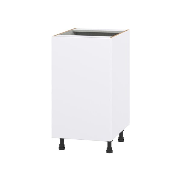 Hugo&Borg Lasalle 18 x 34.5 x 24.88-in Glacier White Door Base Semi-Custom Cabinet