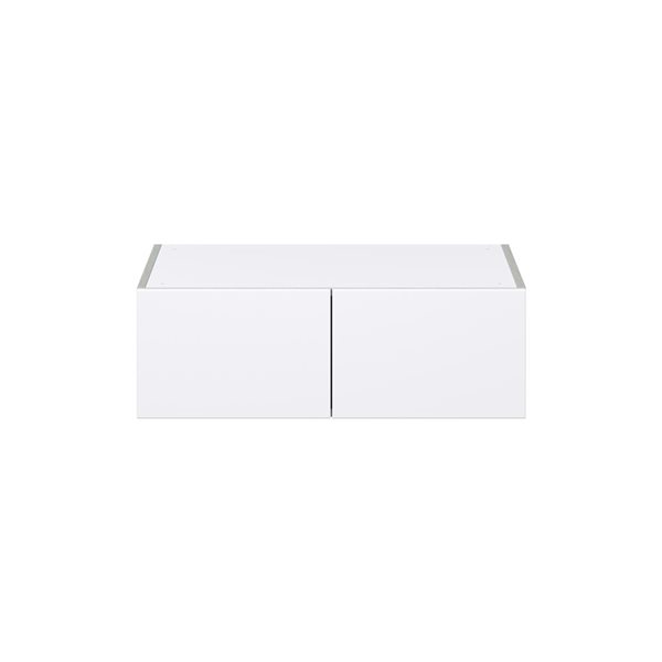 Hugo&Borg Lasalle 30 x 10 x 24.88-in Glacier White Door Wall Semi-Custom Cabinet