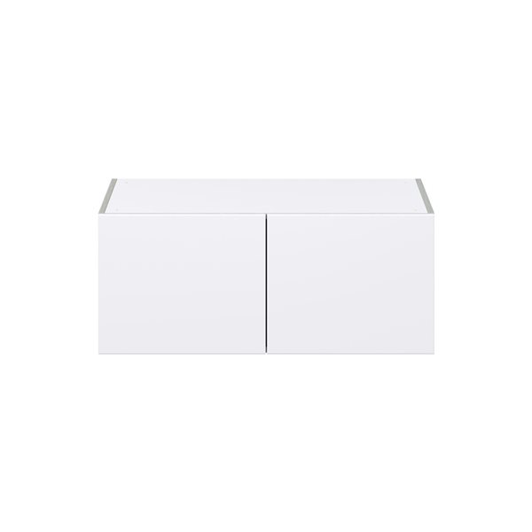 Hugo&Borg Lasalle 36 x 15 x 24.88-in Glacier White Door Wall Semi-Custom Cabinet