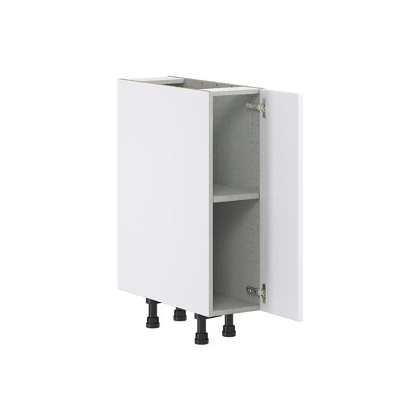 Hugo&Borg Lasalle 9 x 34.5 x 24.88-in Glacier White Door Base Semi-Custom Cabinet