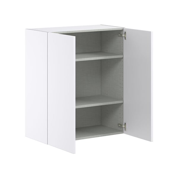 Hugo&Borg Lasalle 30 x 35 x 14.88-in Glacier White Door Wall Semi-Custom Cabinet