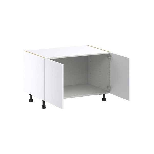 Hugo&Borg Lasalle 36 x 24.5 x 24.88-in Glacier White Sink Base Semi-Custom Cabinet