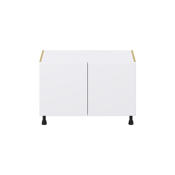 Hugo&Borg Lasalle 36 x 24.5 x 24.88-in Glacier White Sink Base Semi-Custom Cabinet