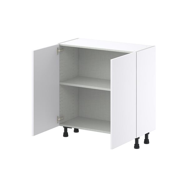 Hugo&Borg Lasalle 33 x 34.5 x 14.88-in Glacier White Door Base Semi-Custom Cabinet