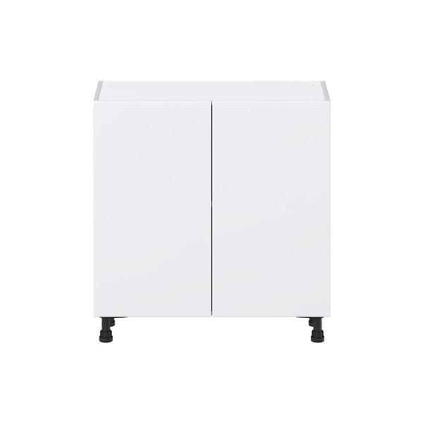 Hugo&Borg Lasalle 33 x 34.5 x 14.88-in Glacier White Door Base Semi-Custom Cabinet