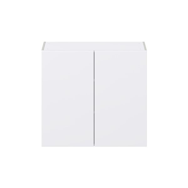 Hugo&Borg Lasalle 33 x 30 x 14.88-in Glacier White Door Wall Semi-Custom Cabinet