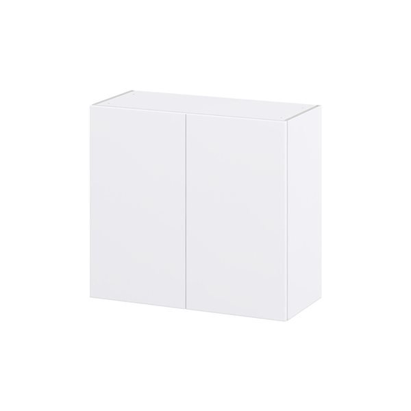 Hugo&Borg Lasalle 33 x 30 x 14.88-in Glacier White Door Wall Semi-Custom Cabinet