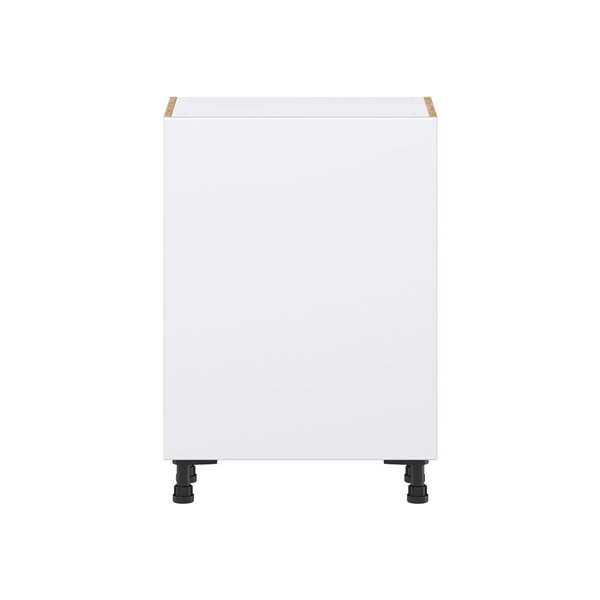 Hugo&Borg Lasalle 24 x 34.5 x 14.88-in Glacier White Door and Drawer Base Semi-Custom Cabinet