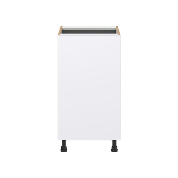 Hugo&Borg Lasalle 18 x 34.5 x 24.88-in Glacier White Door and Drawer Base Semi-Custom Cabinet