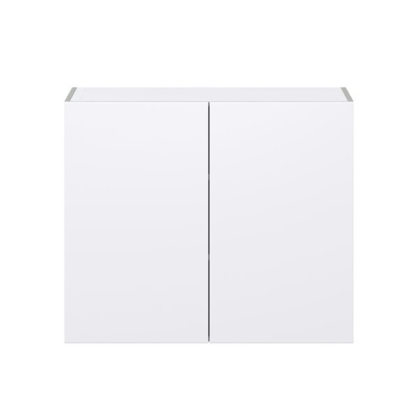 Hugo&Borg Lasalle 36 x 30 x 14.88-in Glacier White Door Wall Semi-Custom Cabinet