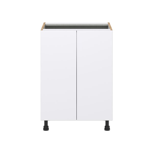 Hugo&Borg Lasalle 24 x 34.5 x 24.88-in Glacier White Door Base Semi-Custom Cabinet