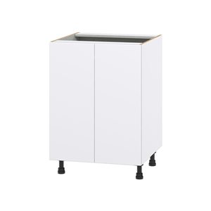 Hugo&Borg Lasalle 24 x 34.5 x 24.88-in Glacier White Door Base Semi-Custom Cabinet