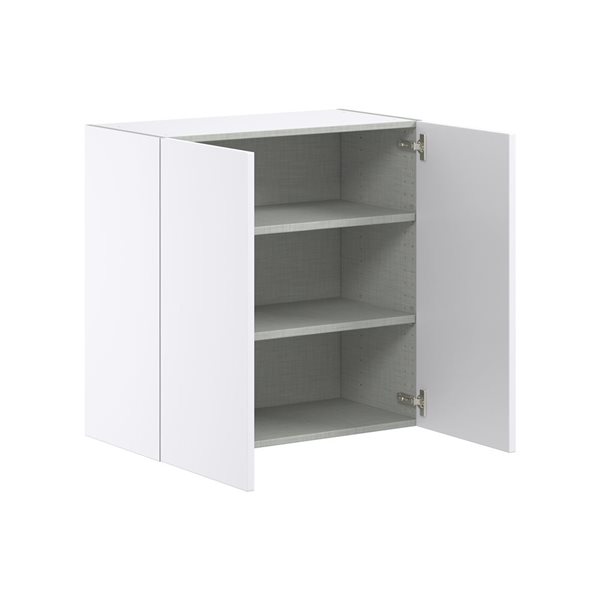 Hugo&Borg Lasalle 30 x 30 x 14.88-in Glacier White Door Wall Semi-Custom Cabinet