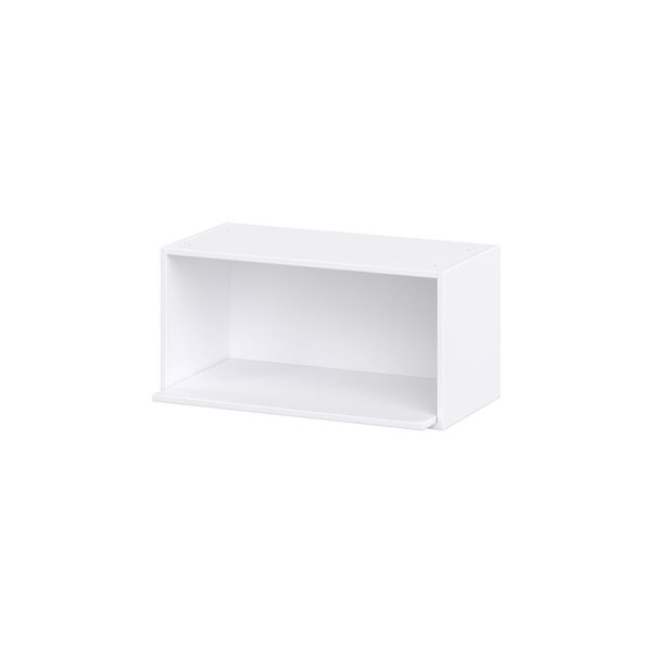 Hugo&Borg Lasalle 30 x 15 x 18-in Glacier White Open Wall Semi-Custom Cabinet