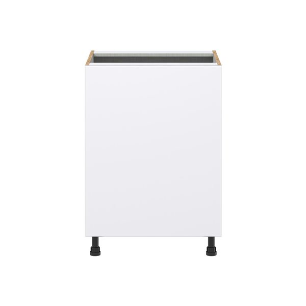 Hugo&Borg Lasalle 24 x 34.5 x 24.88-in Glacier White Door and Drawer Base Semi-Custom Cabinet